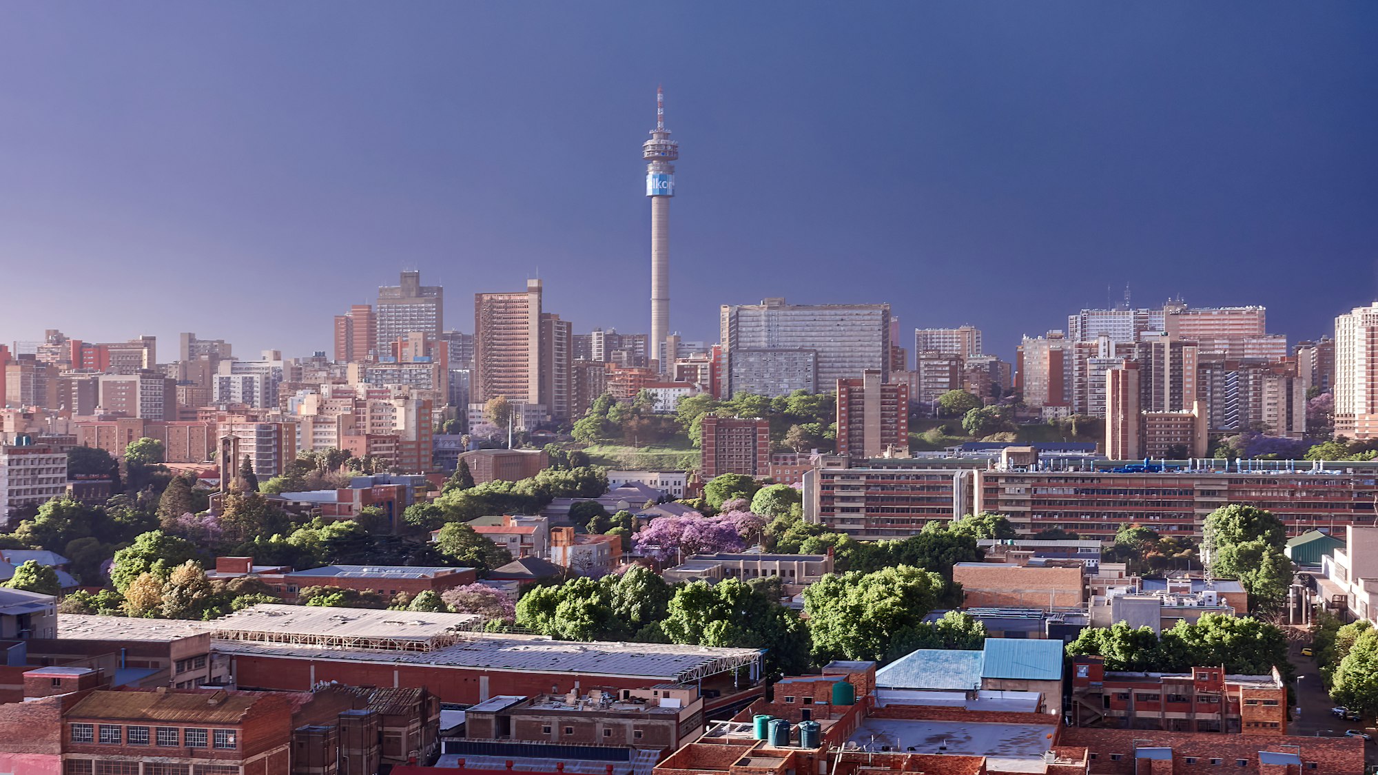 Johannesburg skyline, the deepest market on the continent